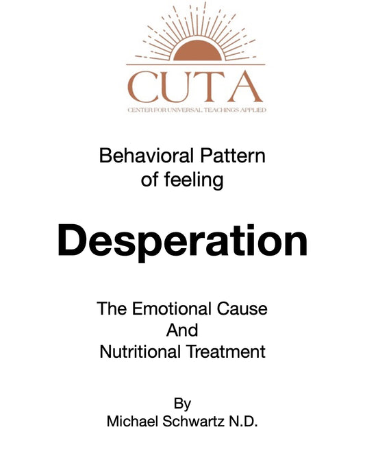 Behavioral Pattern of Being Desperate