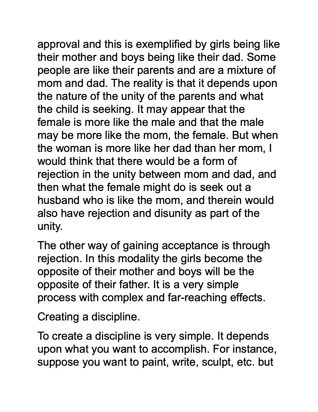Discipline of Discipline