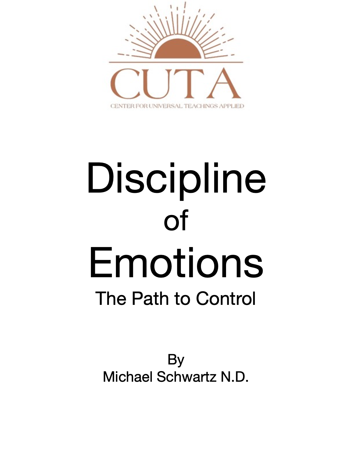 Discipline of Emotions