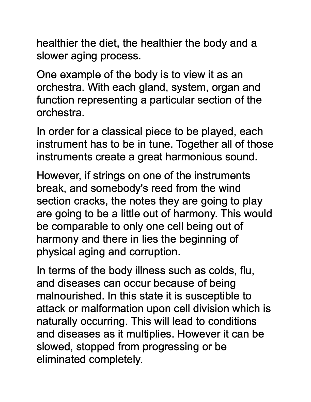 Discipline of Health