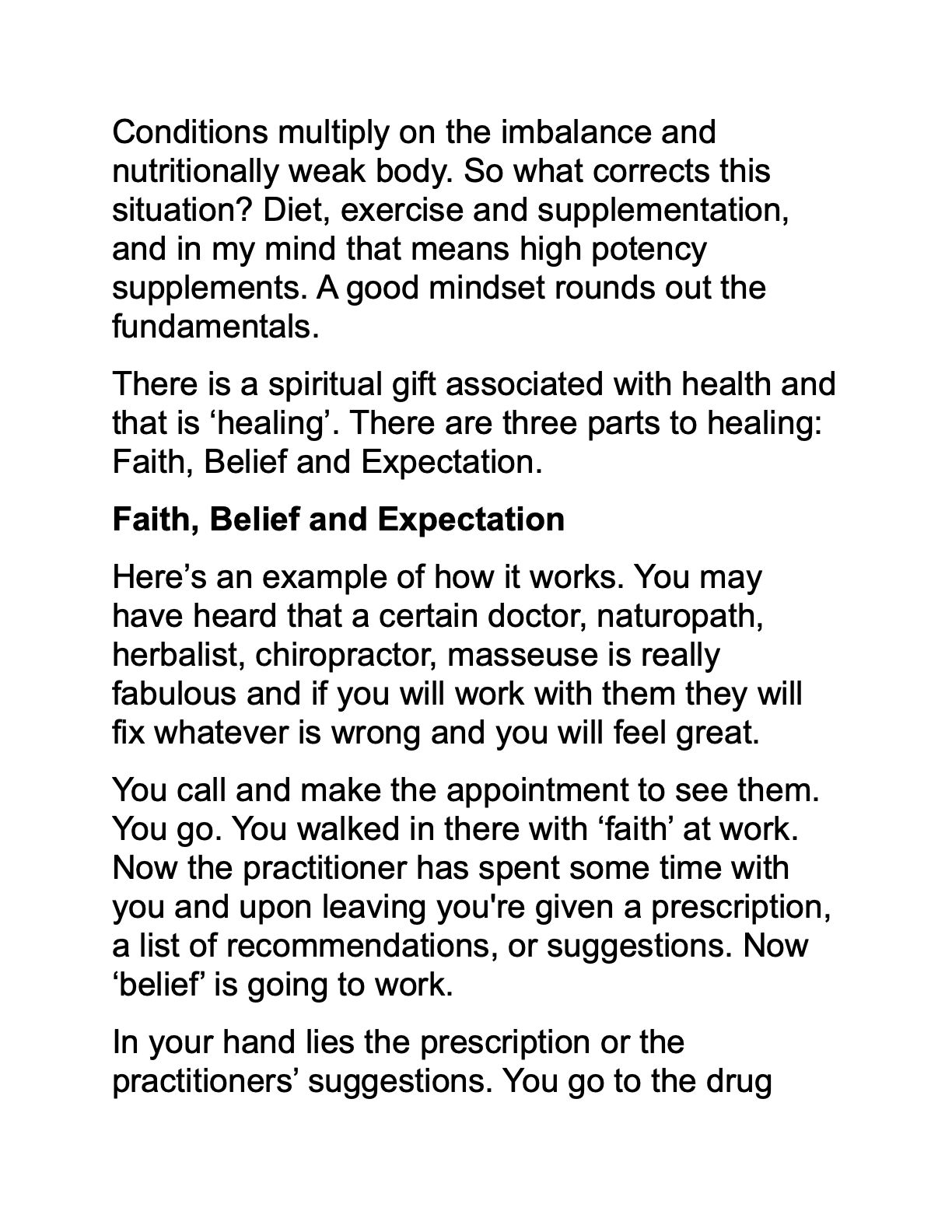 Discipline of Health
