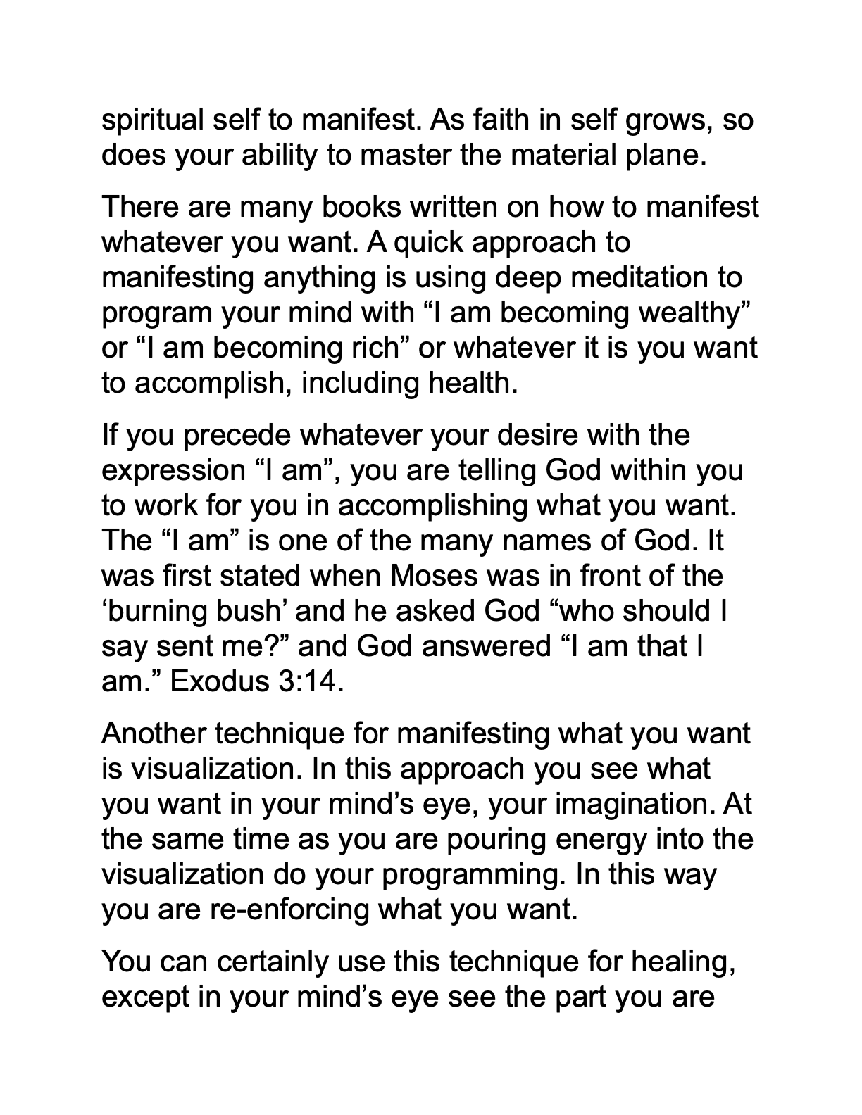 Discipline of Manifestation
