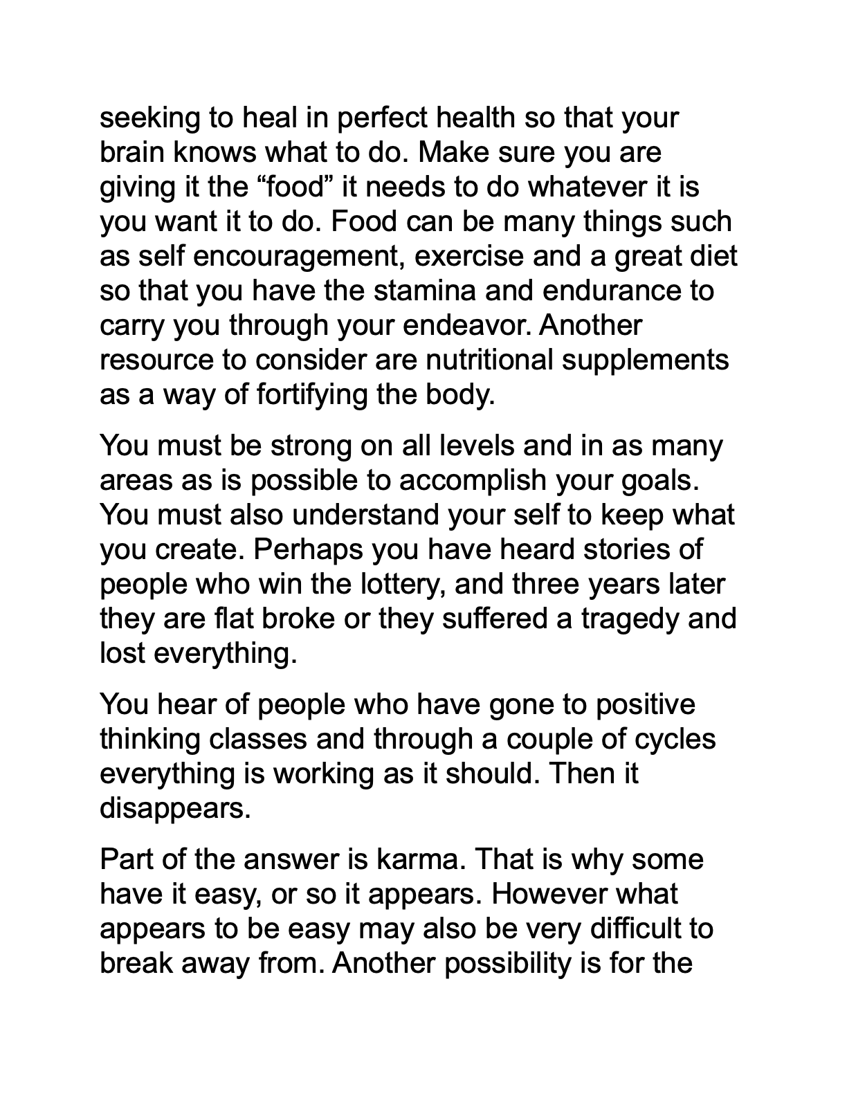 Discipline of Manifestation