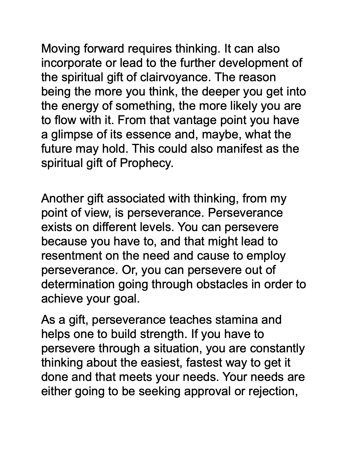 Discipline of Thought