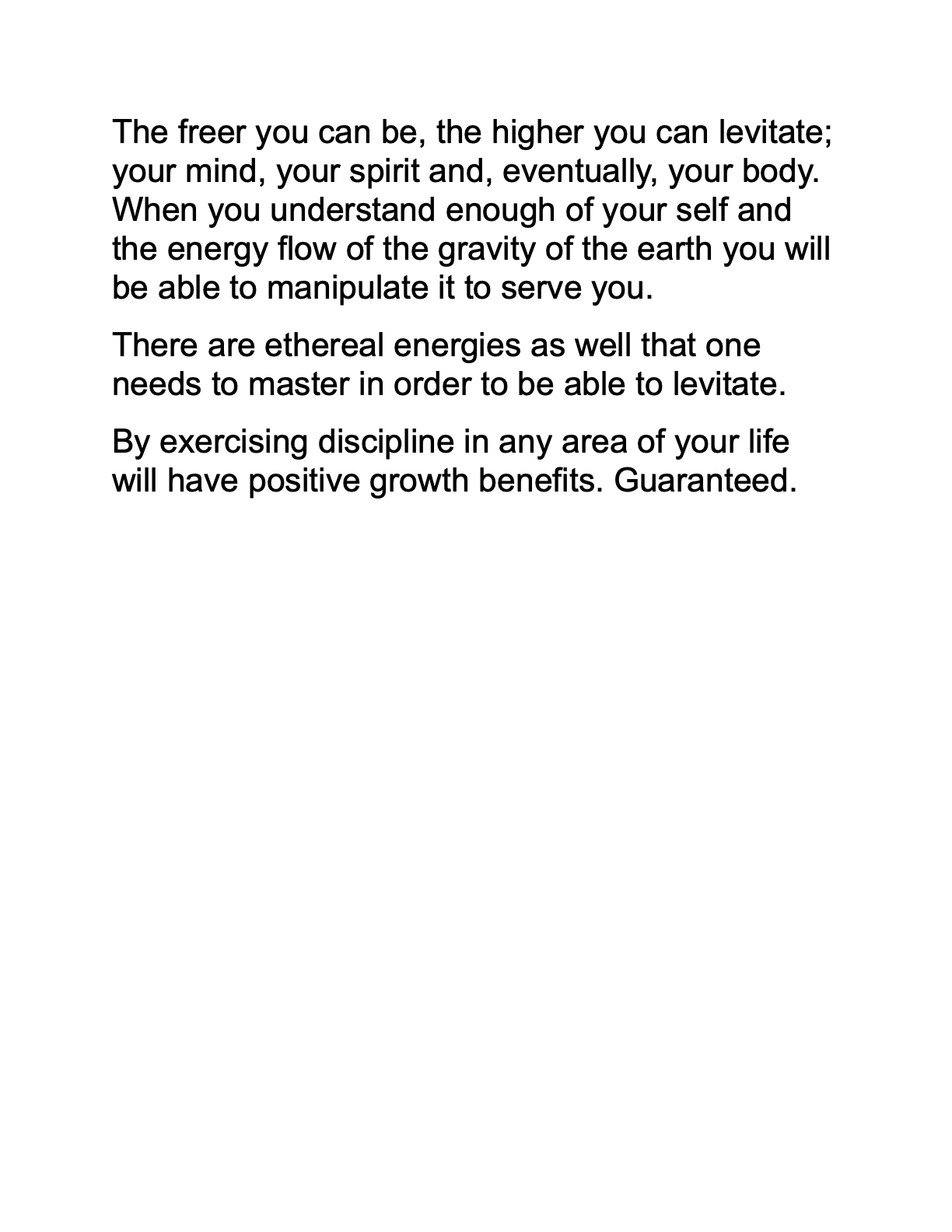 Discipline of Unity