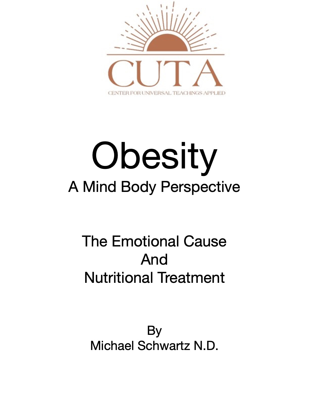 Obesity Booklet