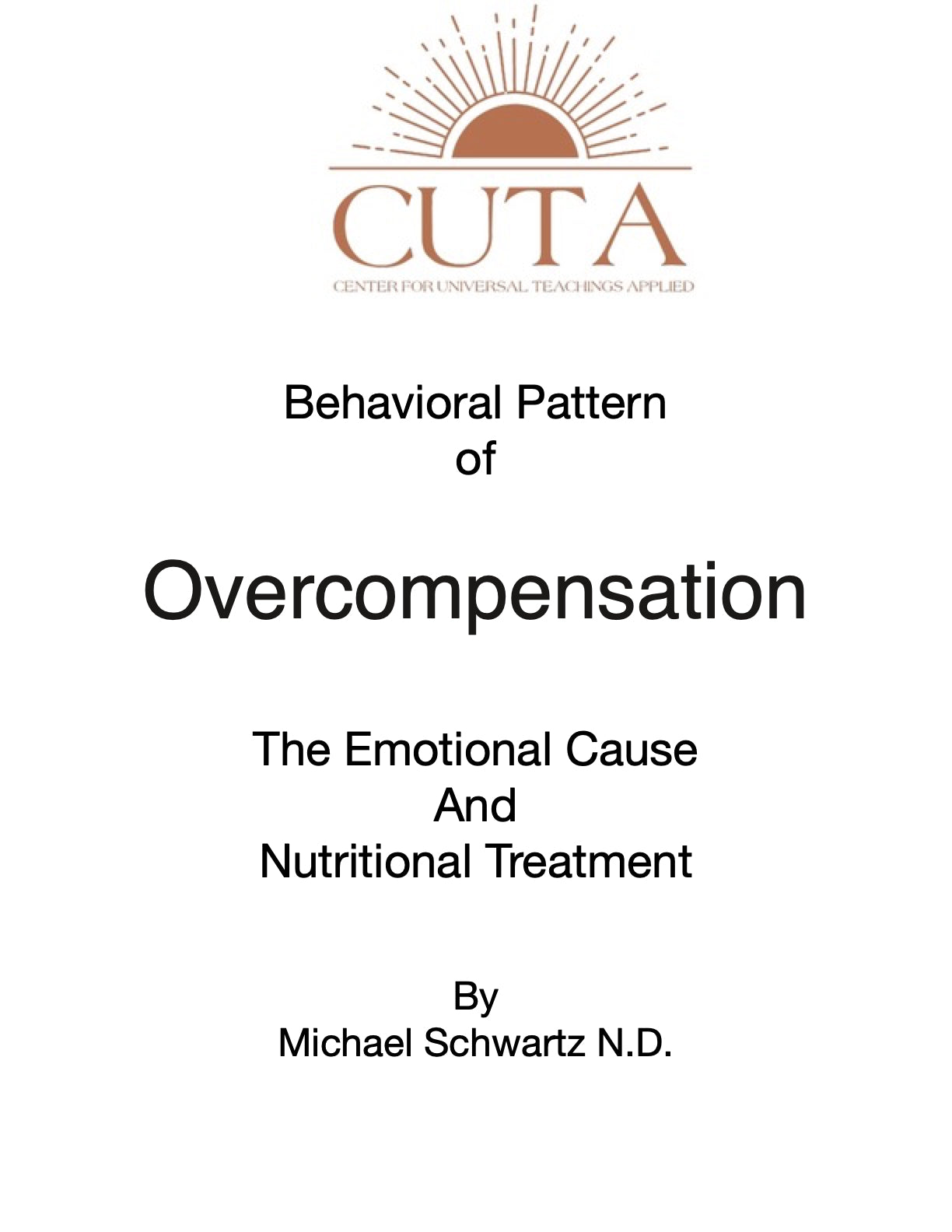 Behavioral Pattern of Overcompensating