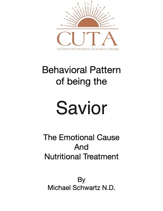 Behavioral Pattern of Being a Savior