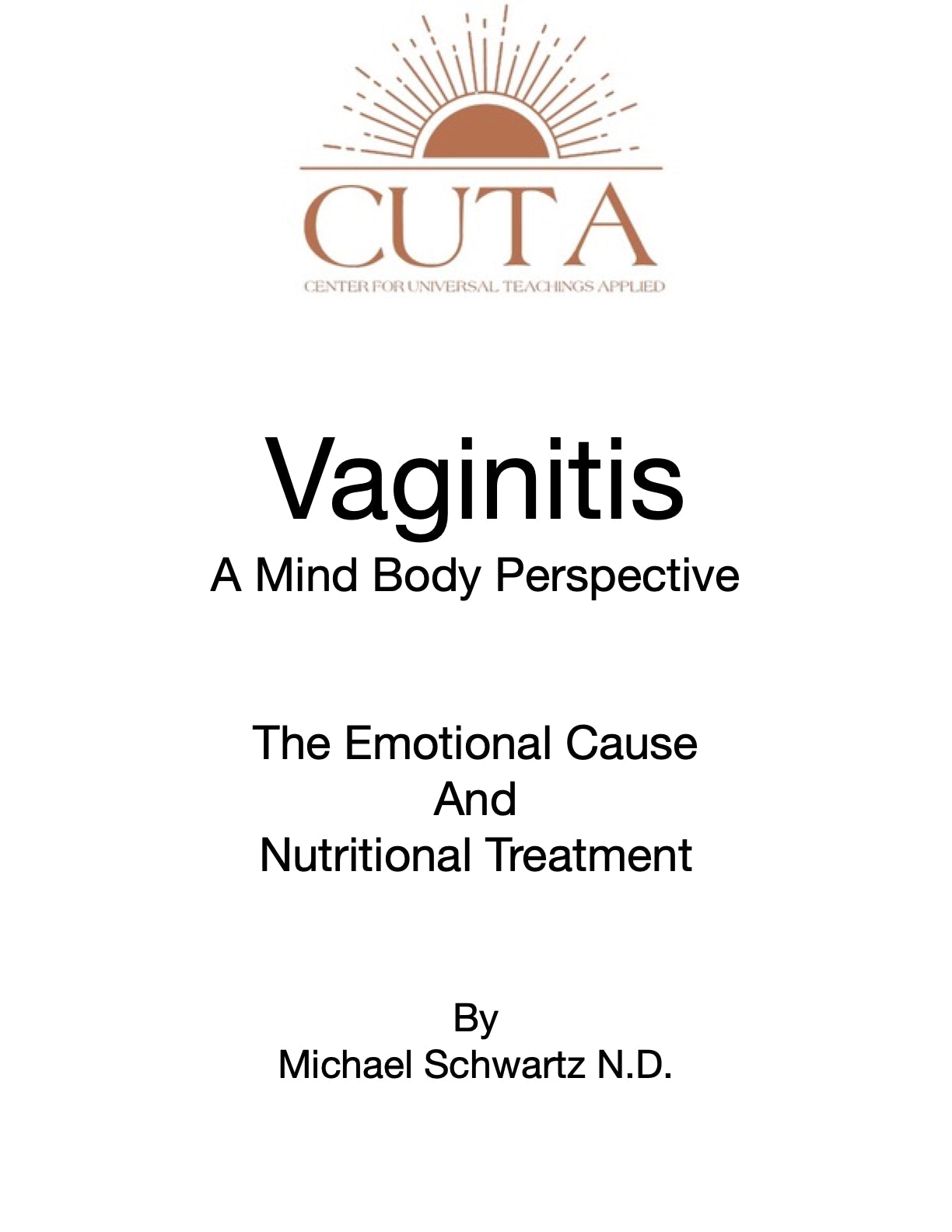 Vaginitis Booklet
