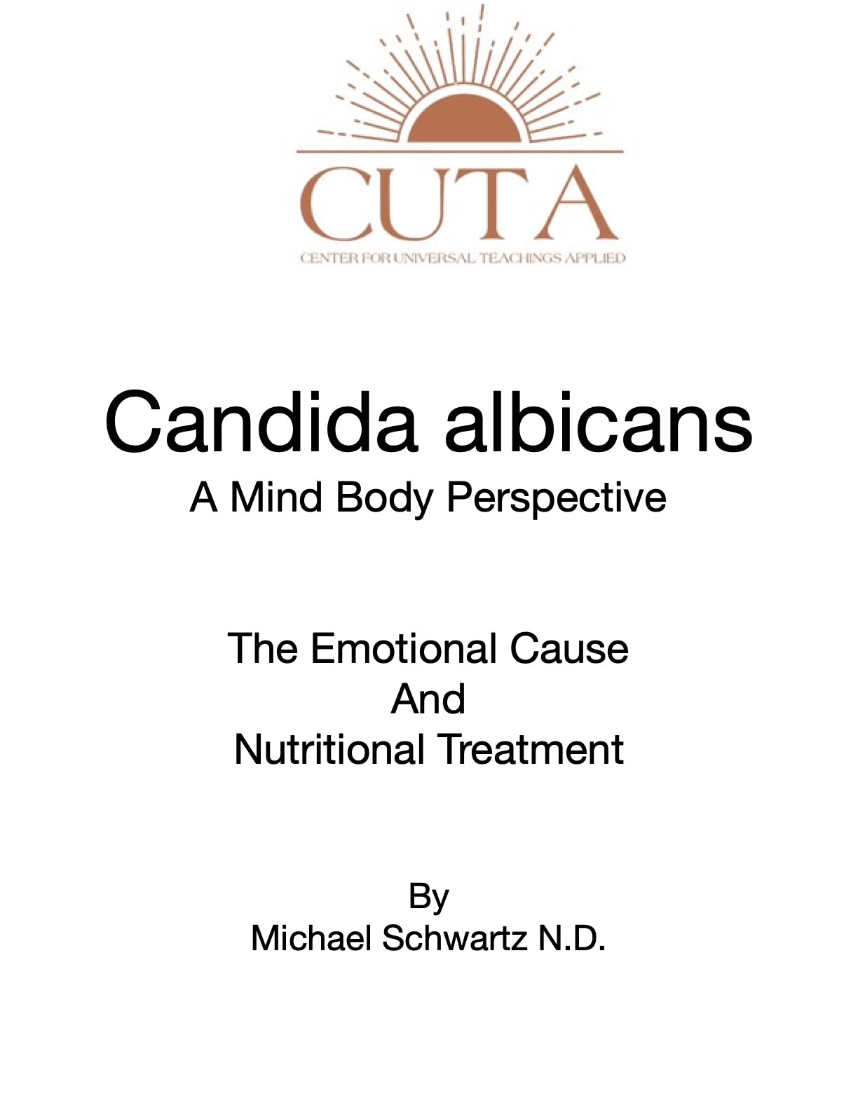 Candida albicans Booklet