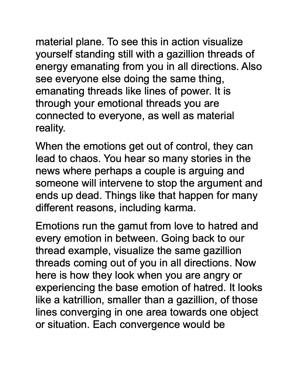 Discipline of Emotions