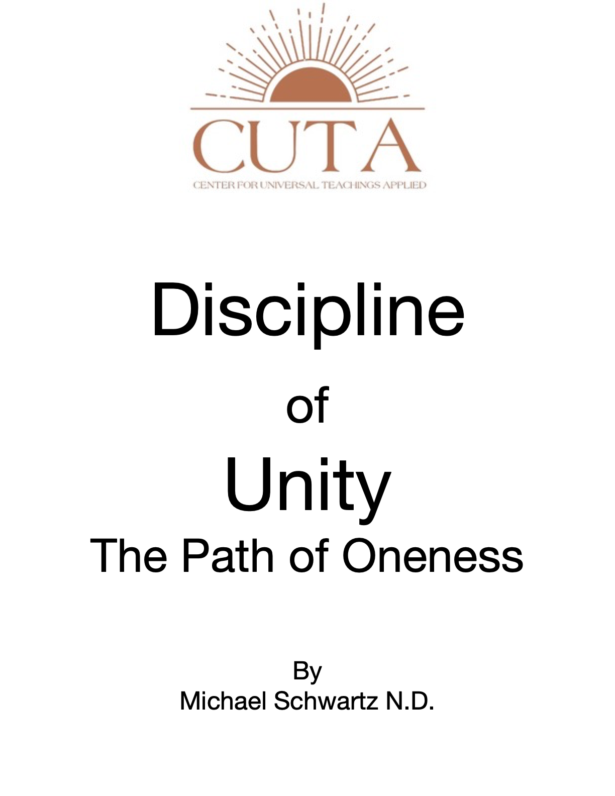 Discipline of Unity