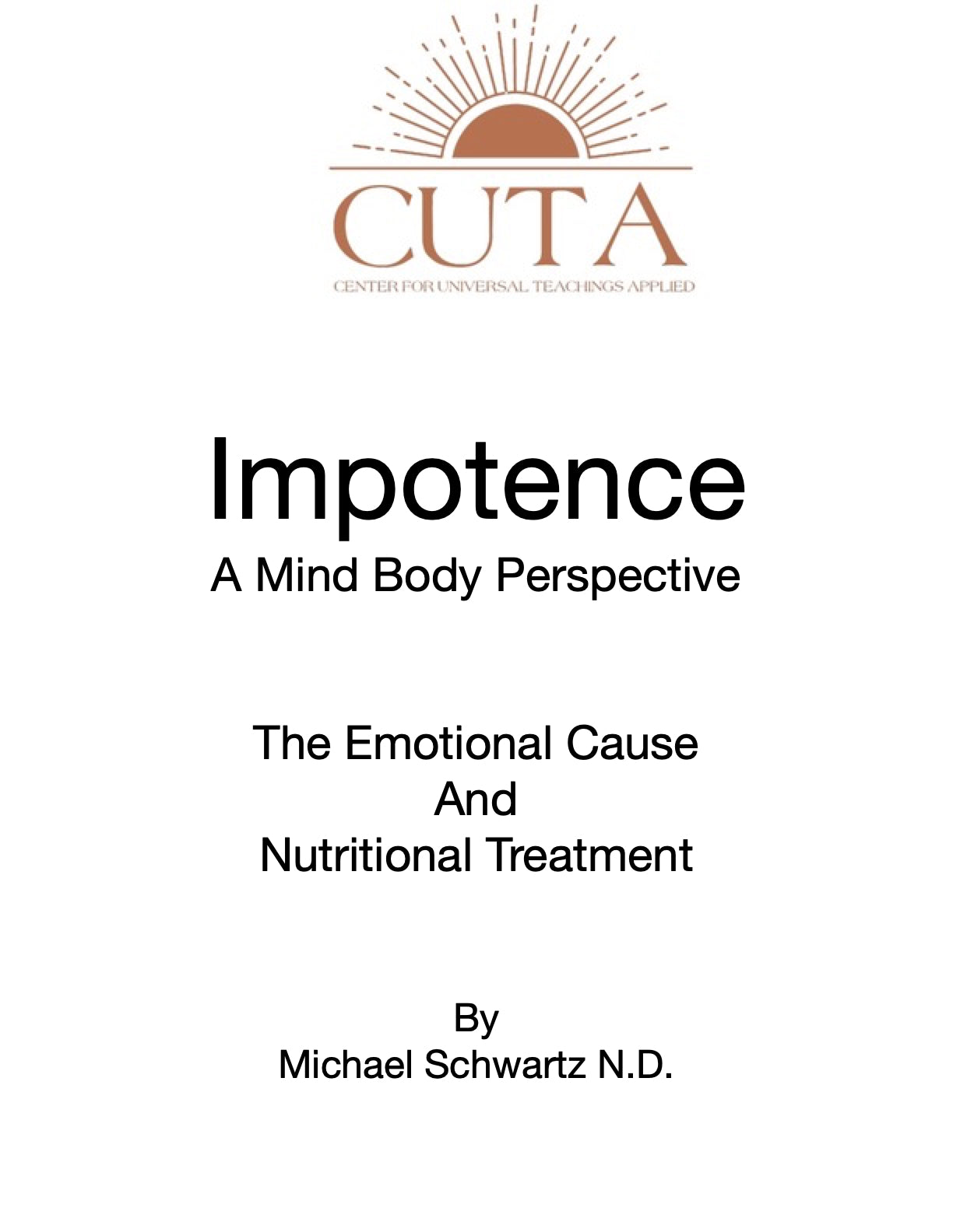 Impotence Booklet