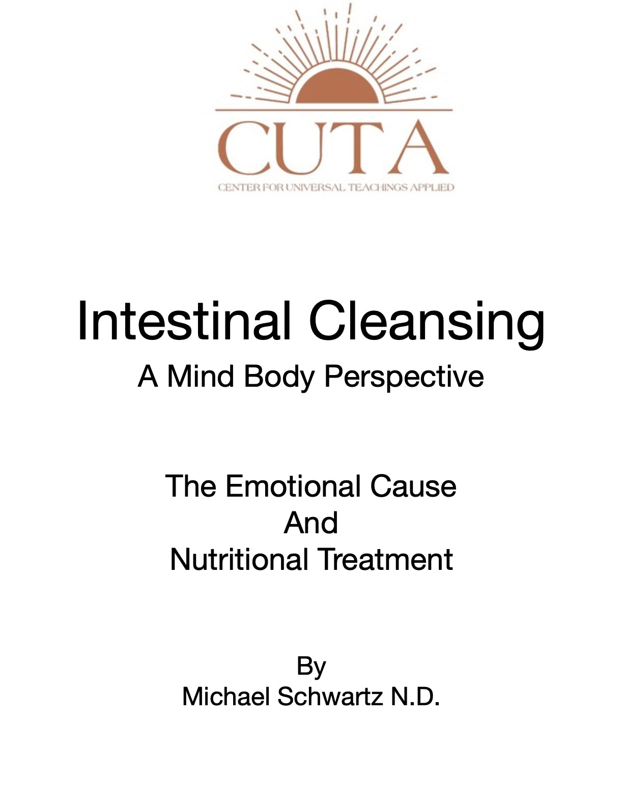 Intestinal Cleansing