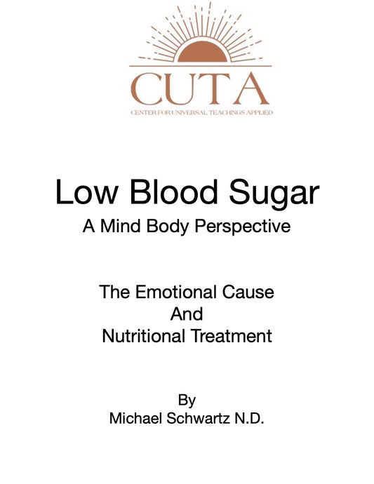 Low Blood Sugar Booklet