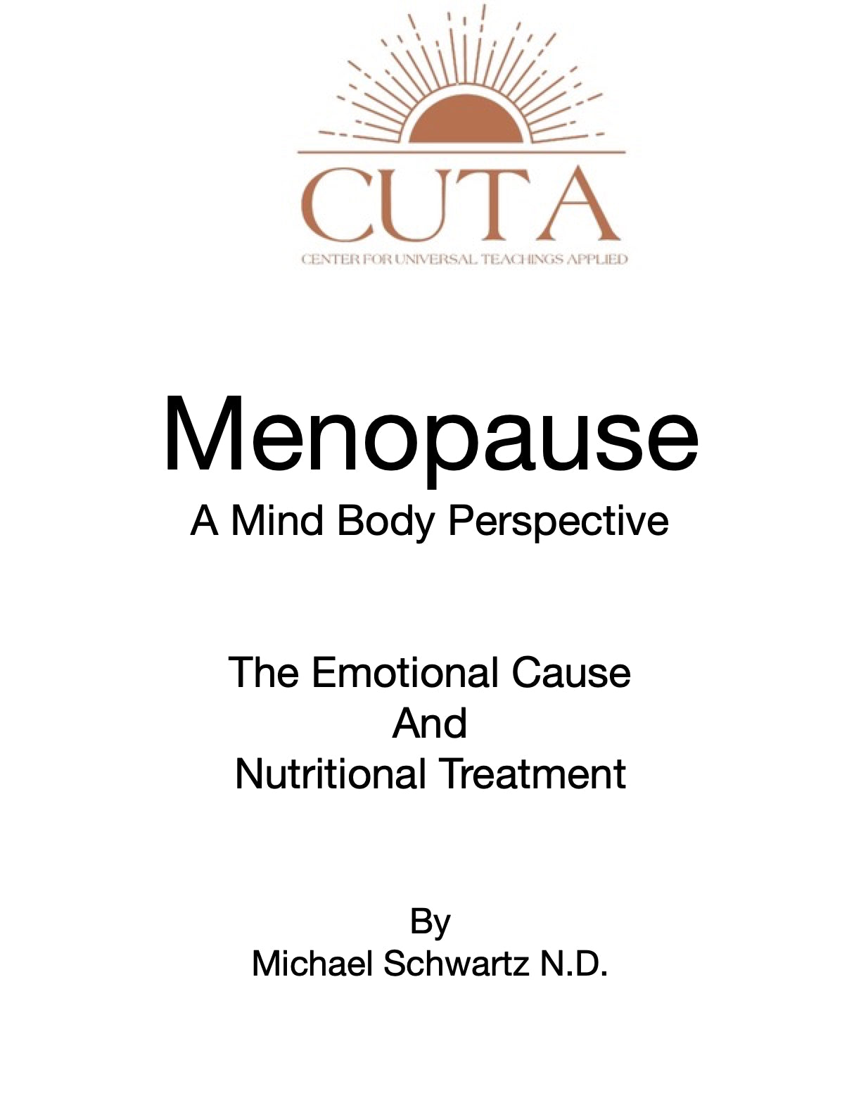 Menopause Booklets