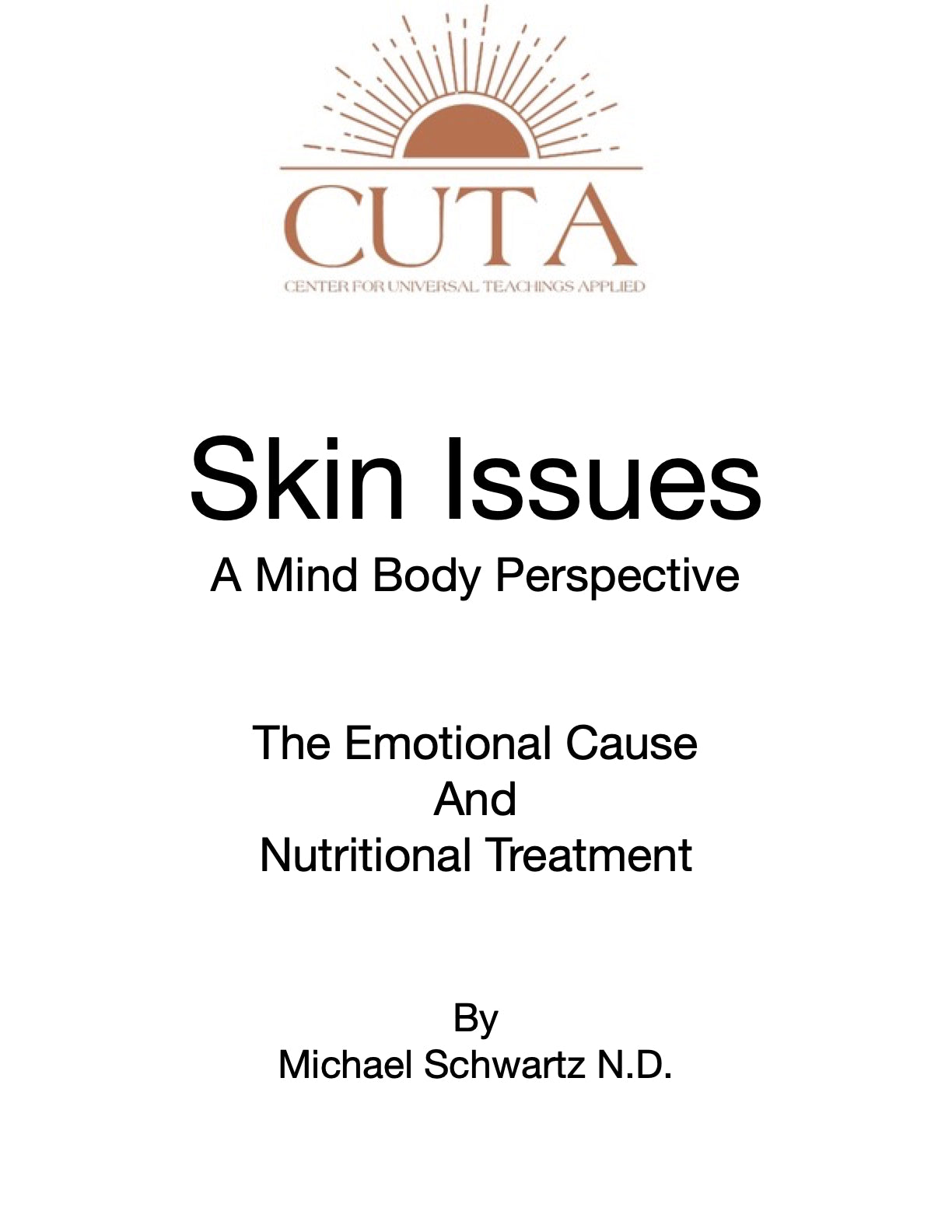 Skin Issues Booklet